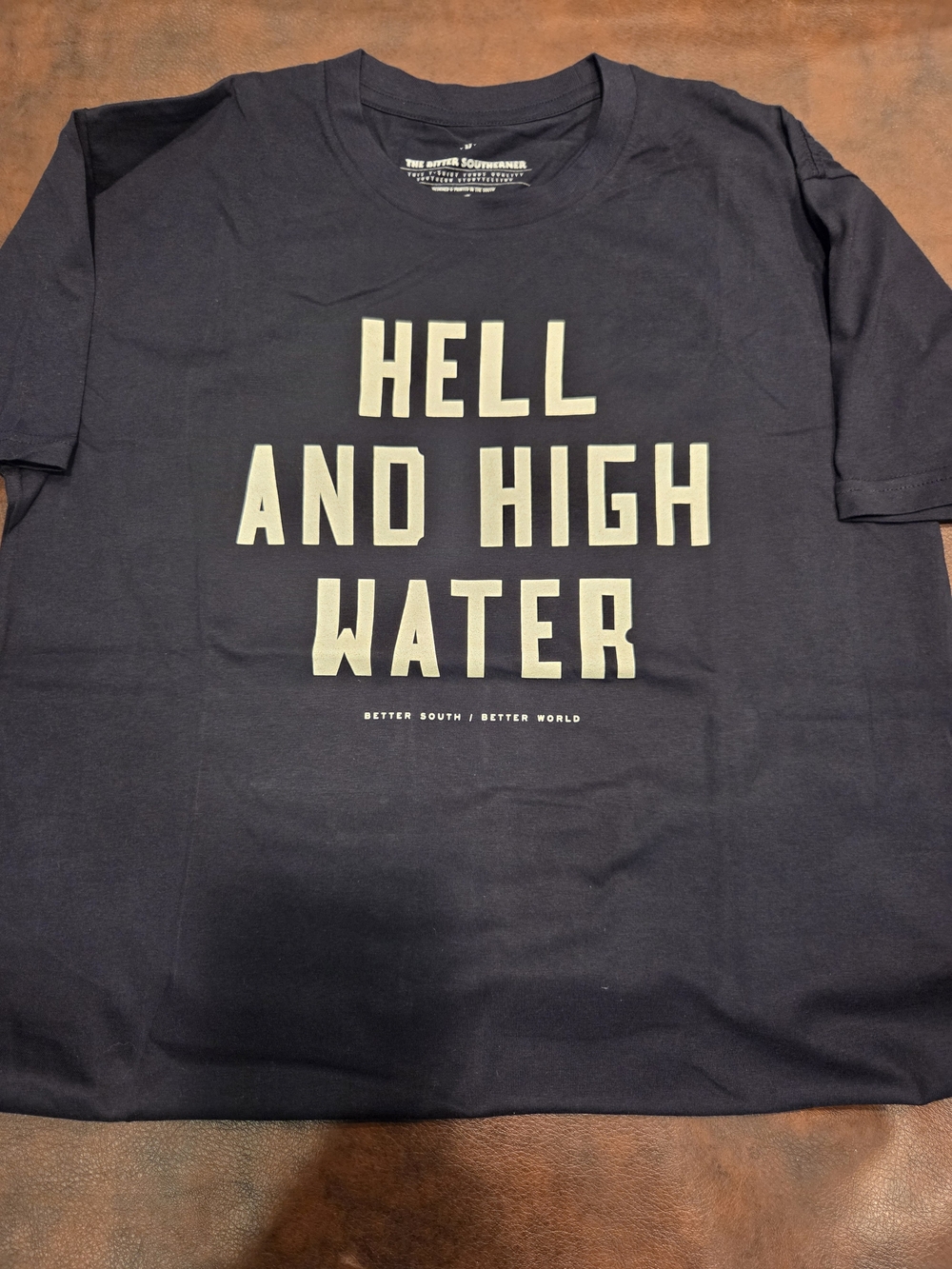 New, Unisex Bitter Southerner 'Hell and High Water' Graphic Tee, M